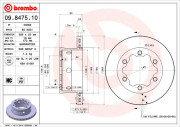 BS 8601 Brzdový kotouč BRECO