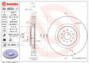 BV 8456 Brzdový kotouč COATED DISC LINE BRECO