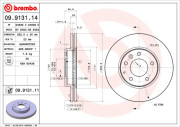 BS 8463 Brzdový kotouč BRECO