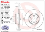 BS 8490 Brzdový kotouč BRECO