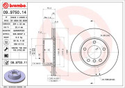 BS 8564 Brzdový kotouč BRECO