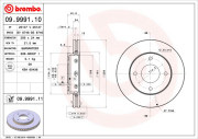 BS 8746 Brzdový kotouč BRECO