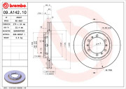 BS 8621 Brzdový kotouč BRECO