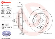 BV 9034 Brzdový kotouč COATED DISC LINE BRECO