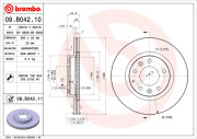 BS 8826 Brzdový kotouč BRECO