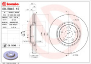 BS 8838 Brzdový kotouč BRECO