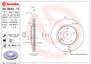 BS 8877 Brzdový kotouč BRECO