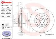 BV 9215 Brzdový kotouč COATED DISC LINE BRECO