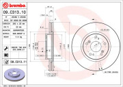 BV 9096 Brzdový kotouč COATED DISC LINE BRECO