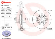 BV 9220 Brzdový kotouč COATED DISC LINE BRECO