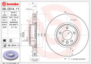 BV 9425 Brzdový kotouč COATED DISC LINE BRECO