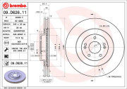 BV 8006 Brzdový kotouč COATED DISC LINE BRECO