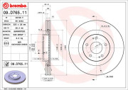 BV 9443 Brzdový kotouč COATED DISC LINE BRECO