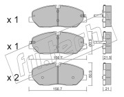 1094.0 Sada brzdových destiček, kotoučová brzda fri.tech.