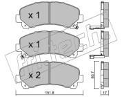 919.0 Sada brzdových destiček, kotoučová brzda fri.tech.