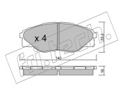 952.0 Sada brzdových destiček, kotoučová brzda fri.tech.