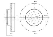 BD1085 Brzdový kotouč fri.tech.