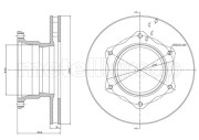 BD1133 Brzdový kotouč fri.tech.