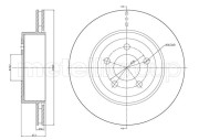 BD1200 Brzdový kotouč fri.tech.