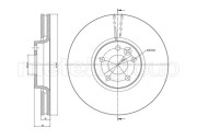 BD1395 Brzdový kotouč fri.tech.