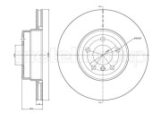 BD1399 Brzdový kotouč fri.tech.