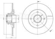 BD1597 Brzdový kotouč fri.tech.