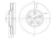 BD1621 Brzdový kotouč fri.tech.