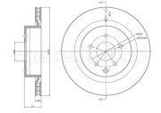 BD1627 Brzdový kotouč fri.tech.