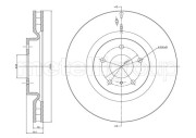 BD1628 Brzdový kotouč fri.tech.