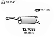 12.7088 Zadní tlumič výfuku ASSO