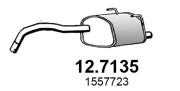 12.7135 Zadní tlumič výfuku ASSO