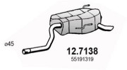 12.7138 Zadní tlumič výfuku ASSO