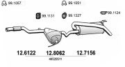 12.8062 Střední-/zadní tlumič výfuku ASSO