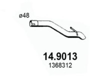 14.9013 Výfuková trubka ASSO