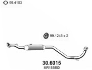 30.6015 Střední tlumič výfuku ASSO