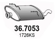 36.7053 Zadní tlumič výfuku ASSO