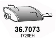 36.7073 Zadní tlumič výfuku ASSO