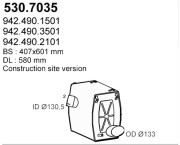 530.7035 Střední-/zadní tlumič výfuku ASSO