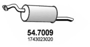 54.7009 Zadní tlumič výfuku ASSO