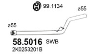 58.5016 Výfuková trubka ASSO