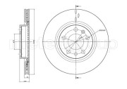 800-863C Brzdový kotouč CIFAM