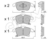 822-1039-0 Sada brzdových destiček, kotoučová brzda CIFAM