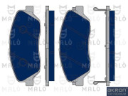 1050212 Sada brzdových destiček, kotoučová brzda AKRON-MALÒ