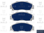 1051078 Sada brzdových destiček, kotoučová brzda AKRON-MALÒ