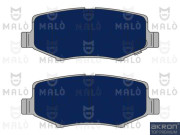1051110 Sada brzdových destiček, kotoučová brzda AKRON-MALÒ