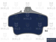 1051239 Sada brzdových destiček, kotoučová brzda AKRON-MALÒ