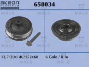 658034 Řemenice, klikový hřídel AKRON-MALÒ