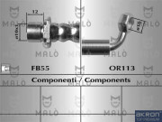 80700 Brzdová hadice AKRON-MALÒ