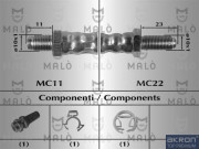 8420 Brzdová hadice AKRON-MALÒ