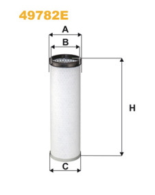 49782E Filtr - sekundární vzduch WIX FILTERS